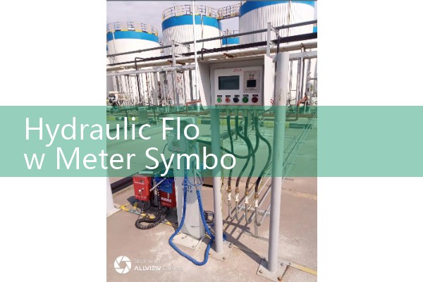 Hydraulic Flow Meter Symbol: Standardized CAD Drawing Blocks for Circuit Integration Blueprint Planning